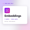 Embeddings
