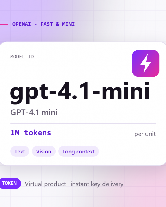 GPT-4.1 mini · 1M tokens