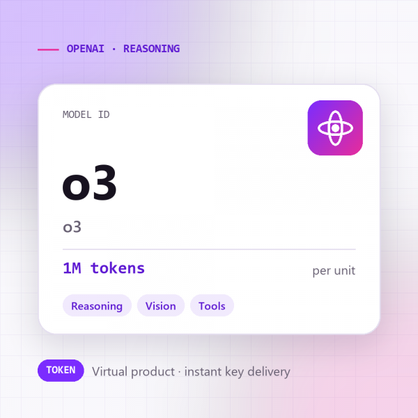o3 · 1M tokens