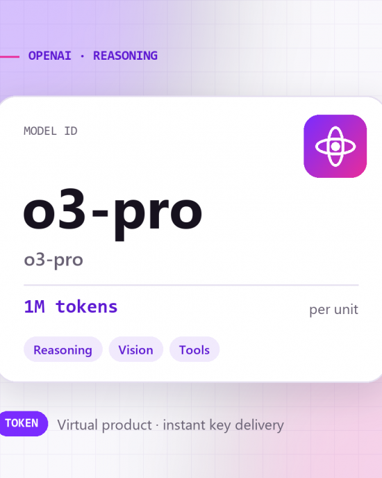 o3-pro · 1M tokens